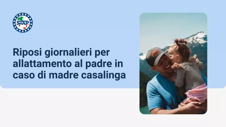 Riposi giornalieri per allattamento al padre in caso di madre casalinga