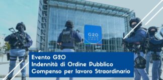Evento G20 Indennità di Ordine Pubblico Compenso per lavoro Straordinario
