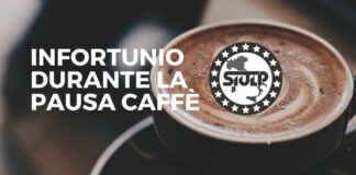 Infortunio durante la pausa caffè