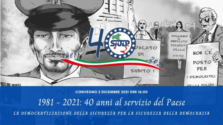 1981-2021: 40 anni al servizio del Paese | Convegno 2 dicembre 2021 ore 16:00