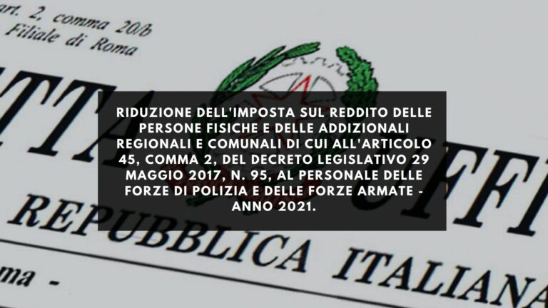 Defiscalizzazione dei trattamenti accessori – emanato il DPCM attuativo