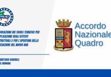 Convocazione dei tavoli tematici per l’applicazione degli istituti contrattuali e per l’apertura della negoziazione del nuovo ANQ.