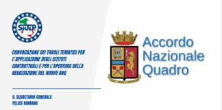 Convocazione dei tavoli tematici per l’applicazione degli istituti contrattuali e per l’apertura della negoziazione del nuovo ANQ.