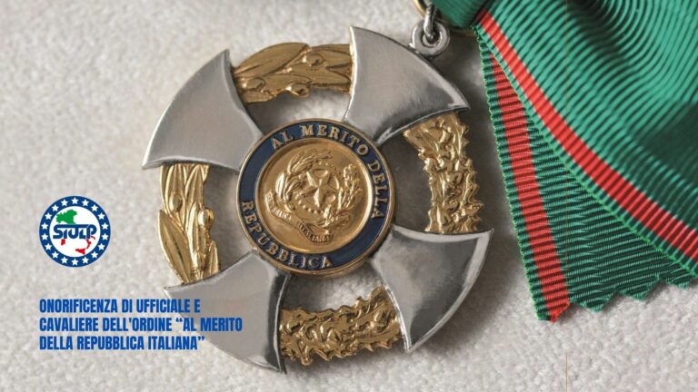 Onorificenza di Ufficiale e Cavaliere dell’ordine “al merito della Repubblica Italiana” – 2021
