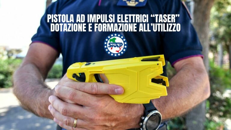 Pistola ad impulsi elettrici “Taser” – dotazione e formazione all’utilizzo.