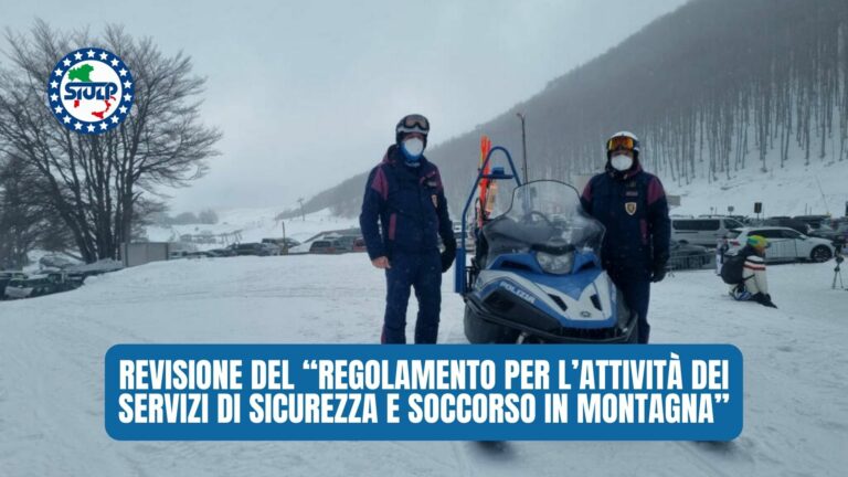 Revisione del “Regolamento per l’attività dei servizi di sicurezza e soccorso in montagna”