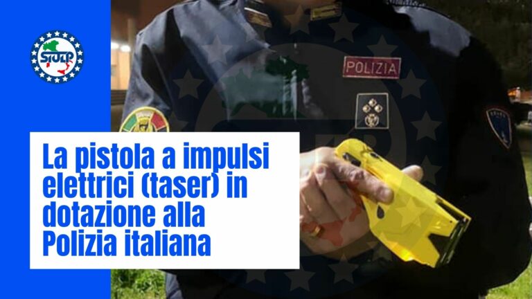 La pistola a impulsi elettrici (taser) in dotazione alla Polizia italiana