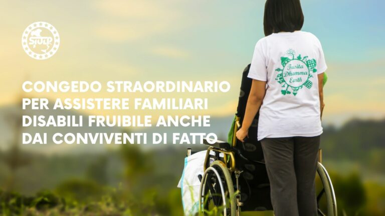 Congedo straordinario per assistere familiari disabili fruibile anche dai conviventi di fatto