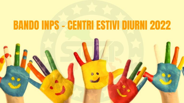 BANDO INPS  – Centri estivi diurni 2022