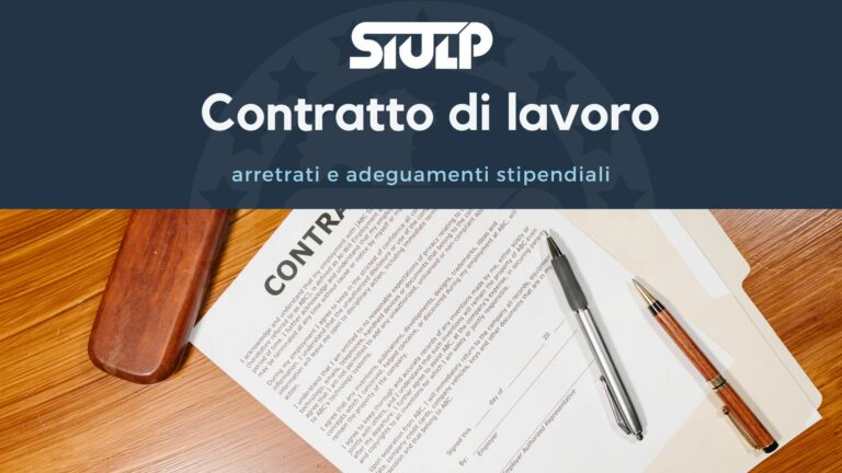 Contratto di lavoro – arretrati e adeguamenti stipendiali