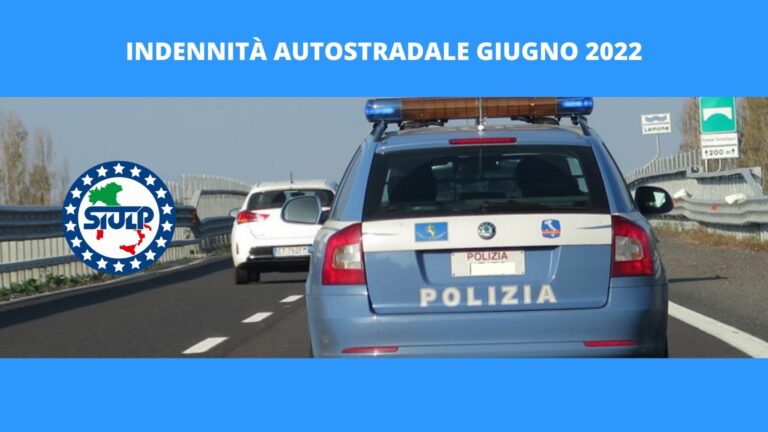 Pagamento indennità autostradale Giugno 2022