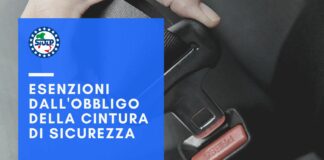 Esenzioni dall’obbligo della cintura di sicurezza