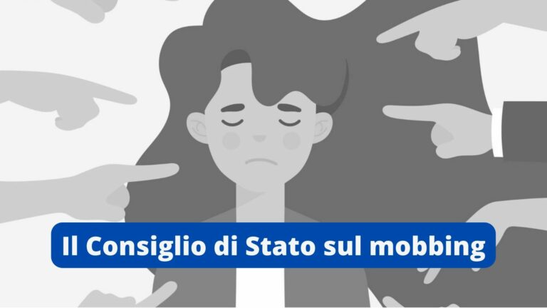Il Consiglio di Stato sul mobbing