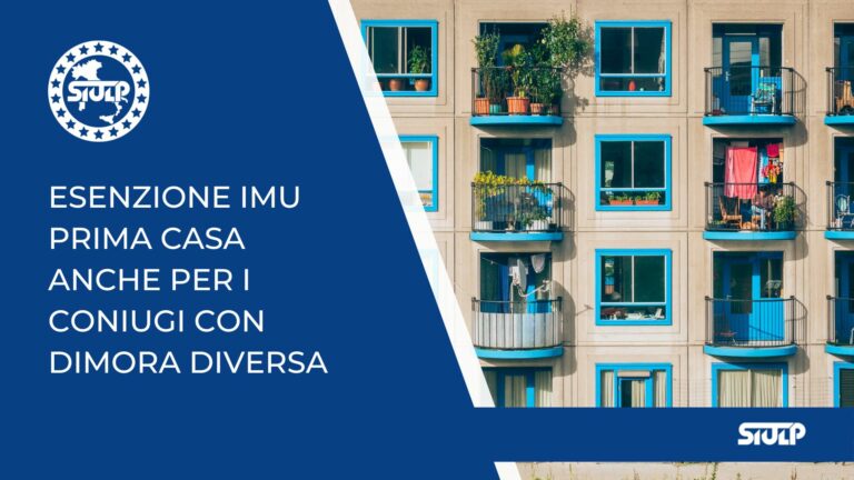 Esenzione IMU prima casa anche per i coniugi con dimora diversa
