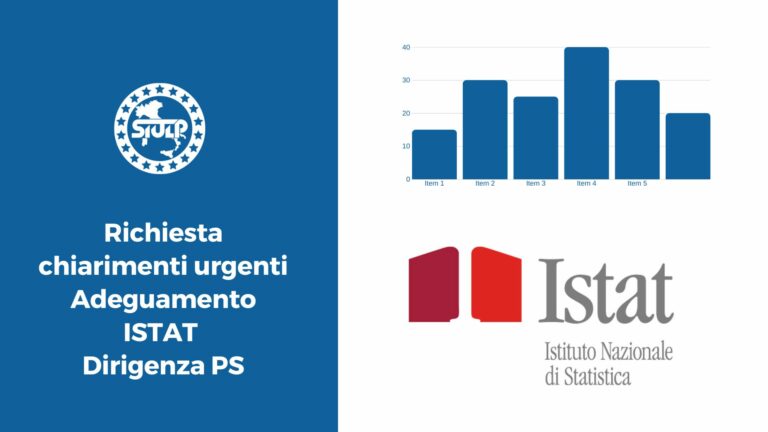 Richiesta chiarimenti urgenti Adeguamento ISTAT Dirigenza PS
