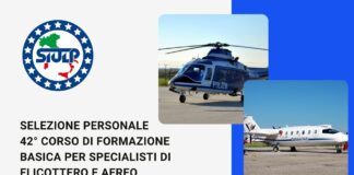 Selezione personale 42° corso di formazione basica per specialisti di elicottero e aereo