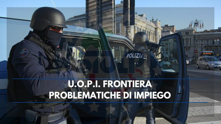 U.O.P.I. FRONTIERA – Problematiche di impiego – Risposta