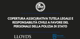 Copertura assicurativa tutela legale e responsabilità civile a favore del personale della Polizia di Stato