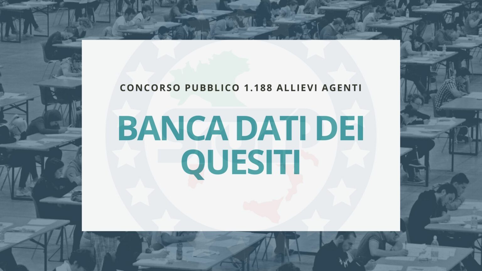 Pubblicazione della banca dati dei quesiti concorso pubblico 1.188