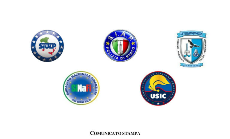 SIULP, SIAP, SAPPE, SINAFI E USIC. Il governo rispetti il ruolo delle parti sociali ed apra al confronto