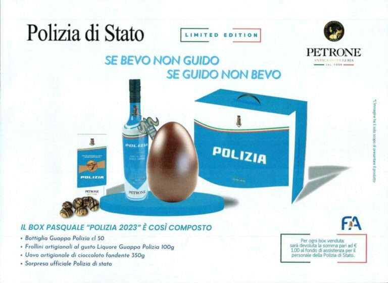 Progetto Polizia di Stato – Antica Distilleria Petrone – Box pasquale 2023.