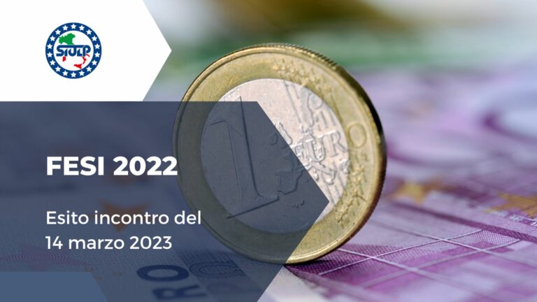 FESI anno 2022 – Esito incontro del 14 marzo 2023