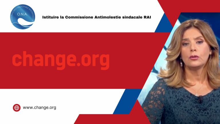 Istituire la Commissione Antimolestie sindacale RAI