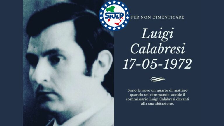 LUIGI CALABRESI 17-05-1972
