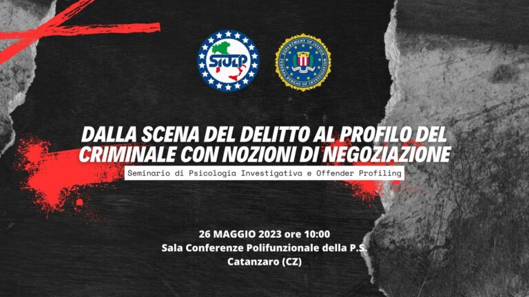 Seminario: Dalla scena del delitto al profilo del criminale con nozioni di negoziazione