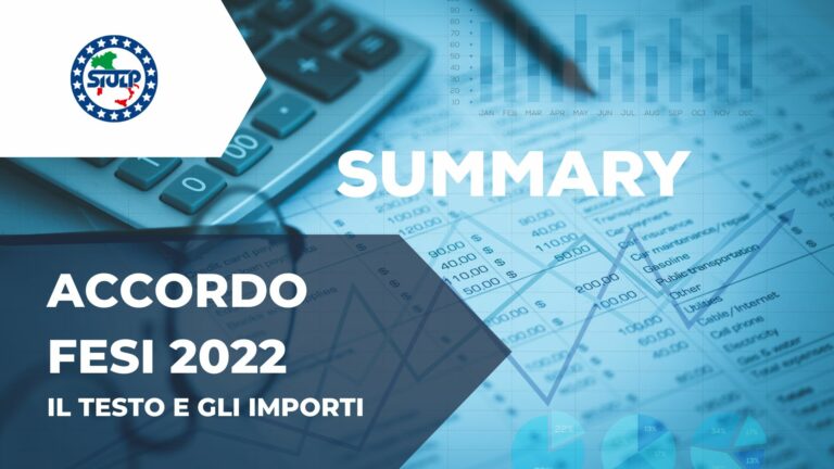 Fondo Efficienza Servizi Istituzionali 2022 – il testo e gli importi