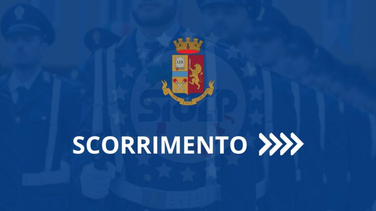 Scorrimento 36° corso vice sovrintendente della Polizia di Stato