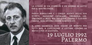 Commemorazione strage via D’Amelio sia momento per rinsaldare e rinnovare