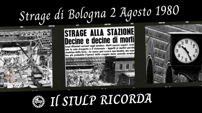 43° Anniversario Strage di Bologna. Il Siulp Ricorda