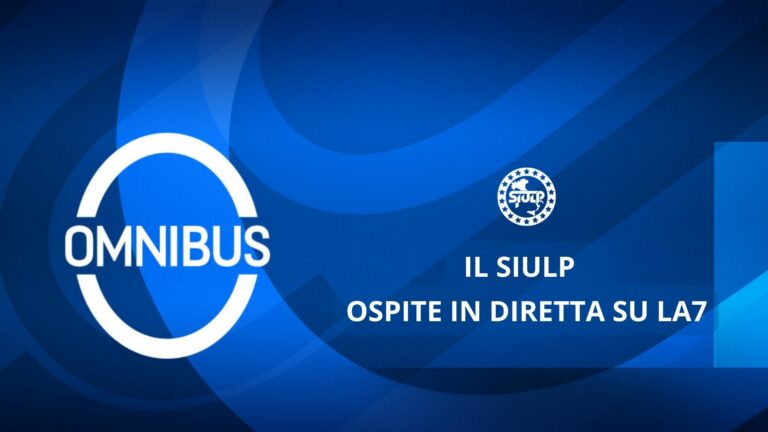 Il SIULP su LA7 per chiedere al Governo strumenti normativi e operativi ad hoc