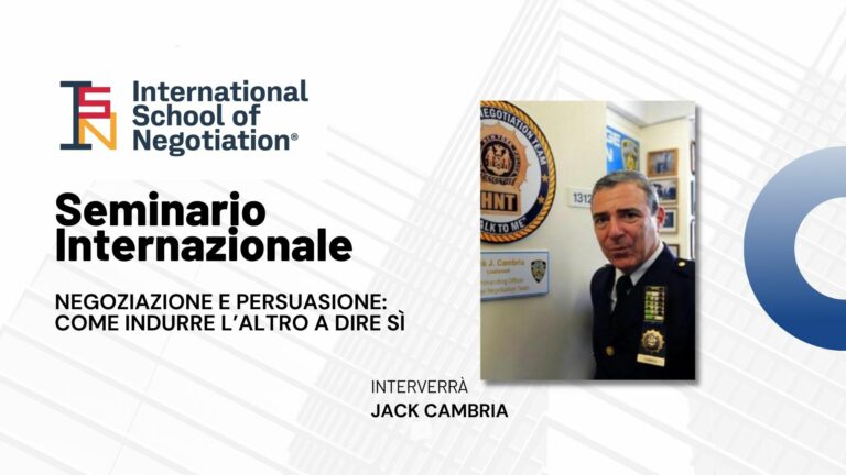Negoziazione e persuasione: come indurre l’altro a dire sì –  26 Settembre 2023