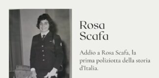 Addio a Rosa Scafa, la prima poliziotta della storia d’Italia.