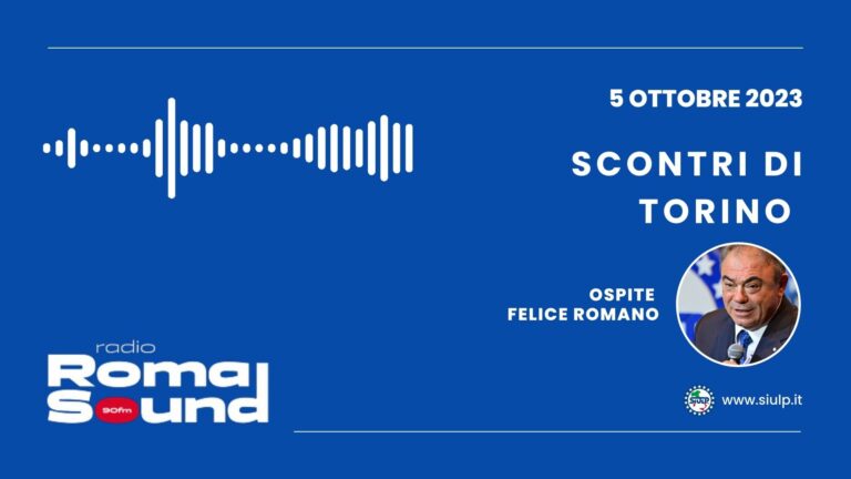 Romano intervistato sugli Scontri di Torino a Radio Roma Sound