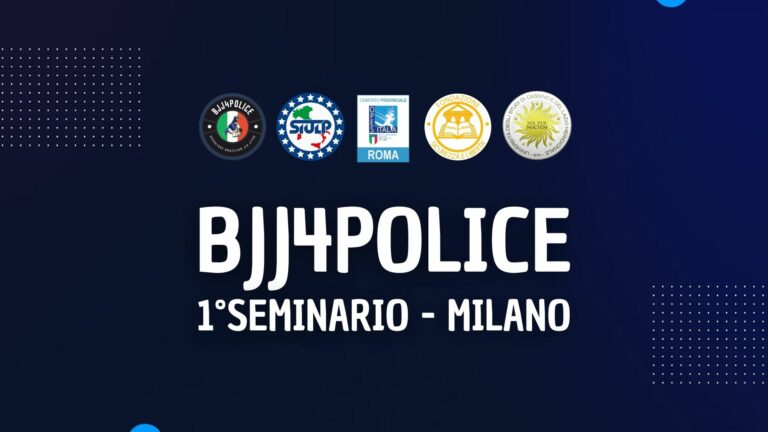 Grande Successo per il 1° Seminario di BJJ4POLICE – Milano 4-5-6 ottobre 2023