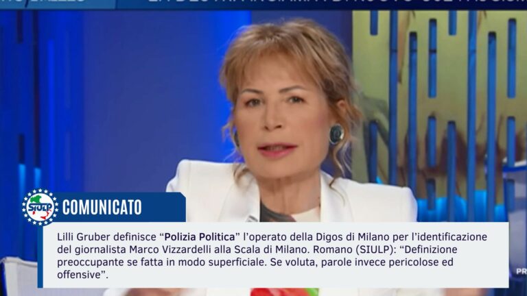 “Polizia Politica” Definizione preoccupante se fatta in modo superficiale.