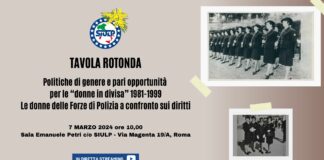 Le donne delle Forze di Polizia a confronto sui diritti 7 MARZO 2024 ore 10
