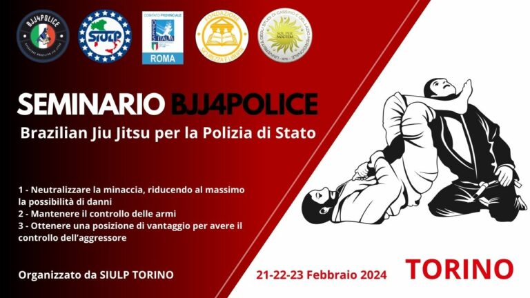 BJJ4POLICE TORINO 21-22-23 Febbraio 2024