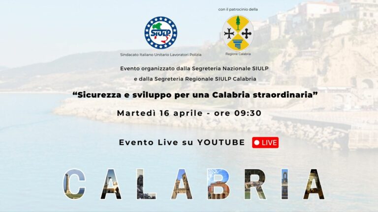 Convegno – Sicurezza e Sviluppo per una Calabria “Straordinaria”