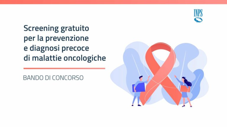Prevenzione e diagnosi precoce di patologie oncologiche e cardiovascolari – Bando INPS