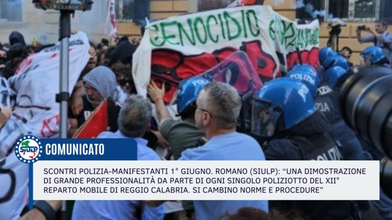 Scontri Polizia-manifestanti 1° giugno.