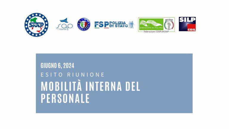 MOBILITÀ INTERNA DEL PERSONALE