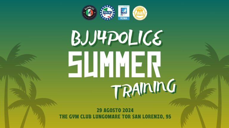 Workshop Avanzato BJJ4Police: Formazione e Relax