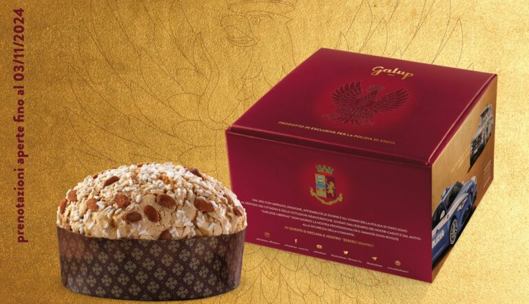 Progetto Polizia di Stato – GALUP Srl – Panettone tradizionale 2024.