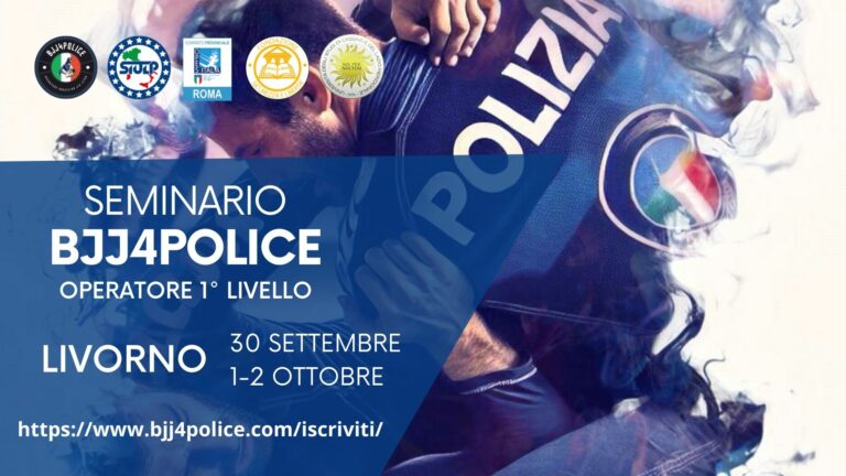 Il BJJ4POLICE arriva a Livorno
