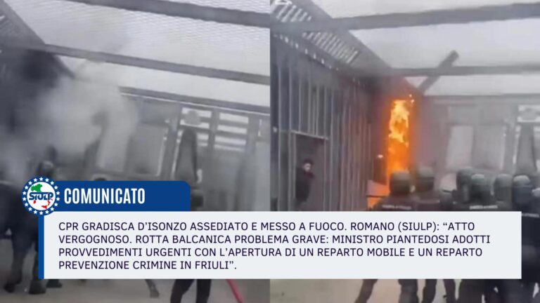 CPR Gradisca d’Isonzo assediato e messo a fuoco