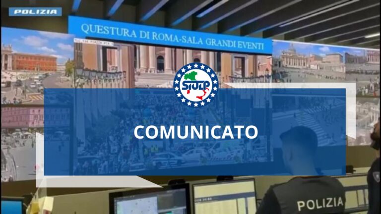 Papa. ROMANO (SIULP): Plauso e ringraziamento alla macchina della sicurezza.